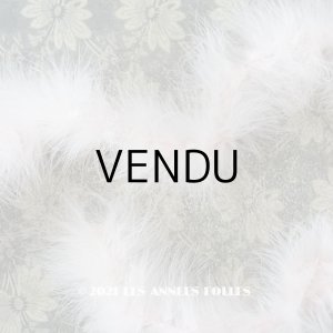 画像: アンティーク フェザー 白鳥の羽 パウダーピンク