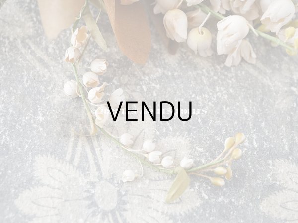 画像3: 1900年代 アンティーク 鈴蘭の布花 (3)