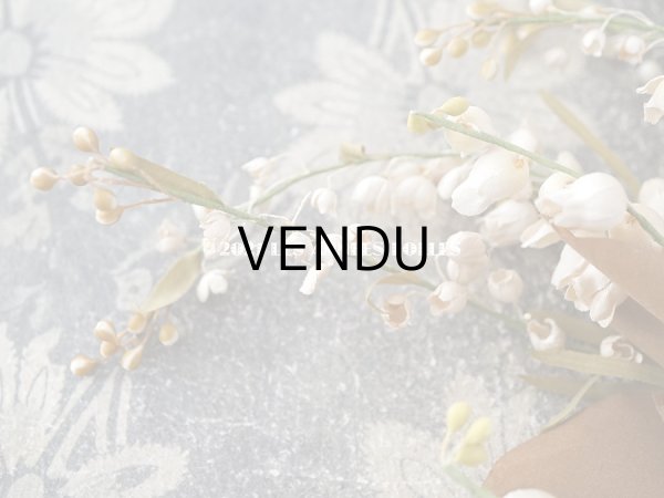 画像8: 1900年代 アンティーク 鈴蘭の布花 (8)