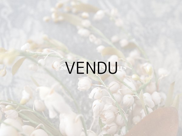 画像6: 1900年代 アンティーク 鈴蘭の布花 (6)