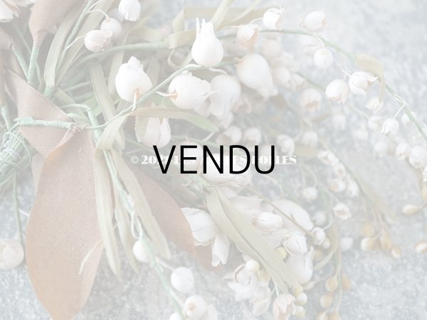 画像11: 1900年代 アンティーク 鈴蘭の布花 (11)