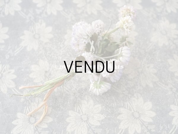 画像3: 1900年代 アンティーク  大きなシロツメクサの布花  (3)