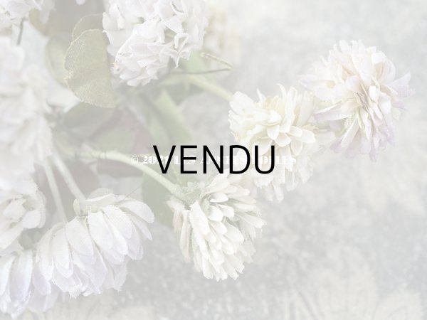 画像5: 1900年代 アンティーク  大きなシロツメクサの布花  (5)