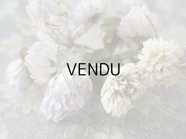 画像6: 1900年代 アンティーク  大きなシロツメクサの布花  (6)