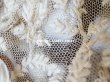 画像17: アンティーク ドール用 小さなボネ オフホワイトのシルクリボン＆手刺繍・手編みのレース (17)