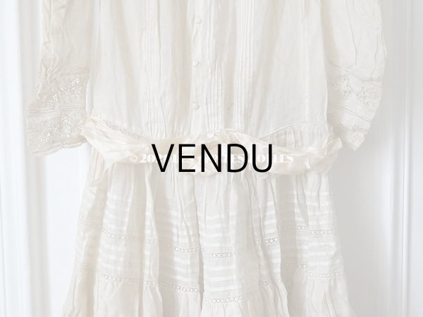 画像6: 1900年代 アンティーク 少女のドレス  (6)