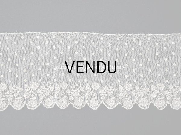 画像6: 18世紀 未使用 アンティーク ニードルレース アランソンレース 新品同様 150cm 7.7cm幅 『ポワン・ダランソン（アランソン）』  (6)