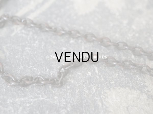 画像4: アンティーク フォトフレームのペンダント 薔薇＆リボン (4)