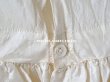 画像8: ＊蚤の市＊1900年代 アンティーク ベビードレス シルク製 オフホワイト 洗礼式のドレス (8)