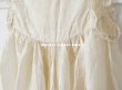 画像4: ＊蚤の市＊1900年代 アンティーク ベビードレス シルク製 オフホワイト 洗礼式のドレス (4)