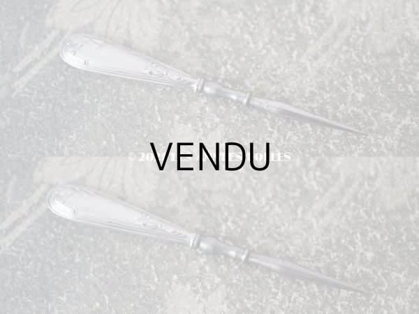 画像14: 1900年代 アンティーク シルバー製 ヤドリギの裁縫道具セット  (14)