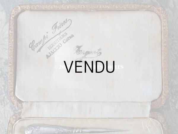 画像3: 1900年代 アンティーク シルバー製 ヤドリギの裁縫道具セット  (3)