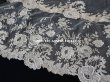 画像18: アンティーク  ウェディングヴェール  約210×194cm アプリカシオン・ブリュッセル (ニードルレース & ボビンレース)　 (18)
