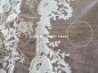 画像10: アンティーク  ウェディングヴェール  約210×194cm アプリカシオン・ブリュッセル (ニードルレース & ボビンレース)　 (10)