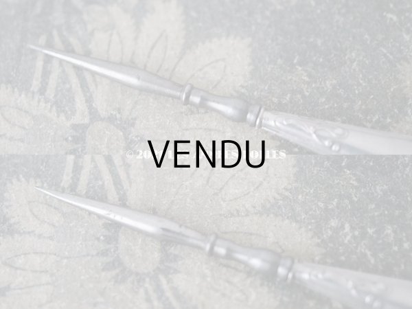 画像15: 1900年代 アンティーク シルバー製 ヤドリギの裁縫道具セット  (15)