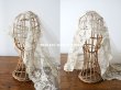 画像6: アンティーク  ウェディングヴェール  約210×194cm アプリカシオン・ブリュッセル (ニードルレース & ボビンレース)　 (6)