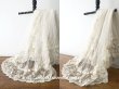 画像1: アンティーク  ウェディングヴェール  約210×194cm アプリカシオン・ブリュッセル (ニードルレース & ボビンレース)　 (1)
