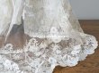 画像3: アンティーク  ウェディングヴェール  約210×194cm アプリカシオン・ブリュッセル (ニードルレース & ボビンレース)　 (3)