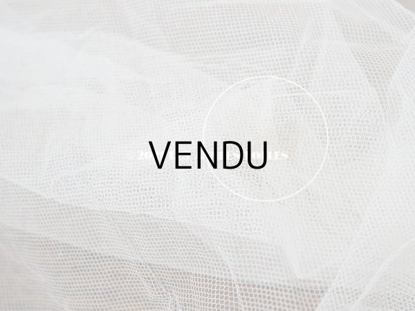 画像13: アンティーク  ウェディングヴェール  約210×194cm アプリカシオン・ブリュッセル (ニードルレース & ボビンレース)　 (13)