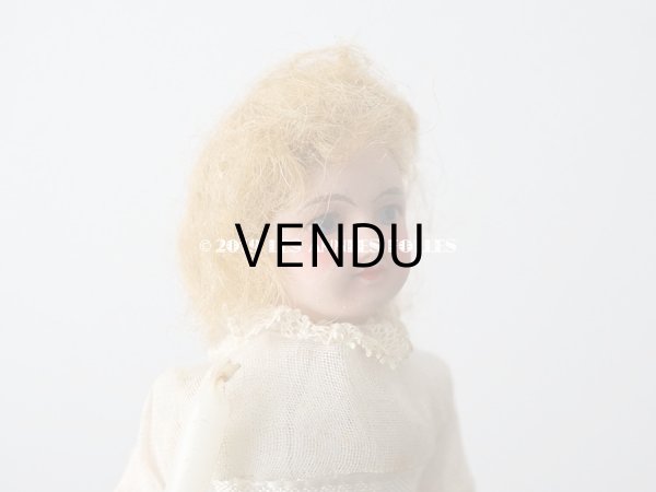 画像7: アンティーク 初聖体の少女のミニョネット  (7)