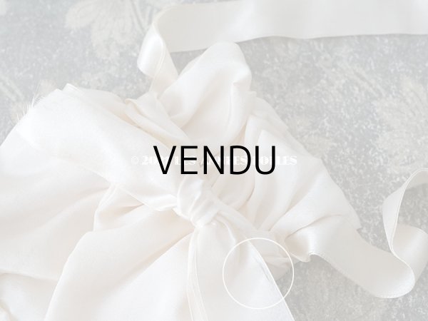 画像4: 1920年代 アンティーク 初聖体のオモニエール シルク製タッセル付き クリーム色 (4)