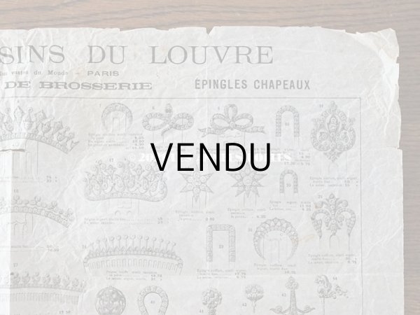 画像4: アンティーク ルーブル百貨店のカタログ エパングル＆コーム - AU LOUVRE PARIS - (4)