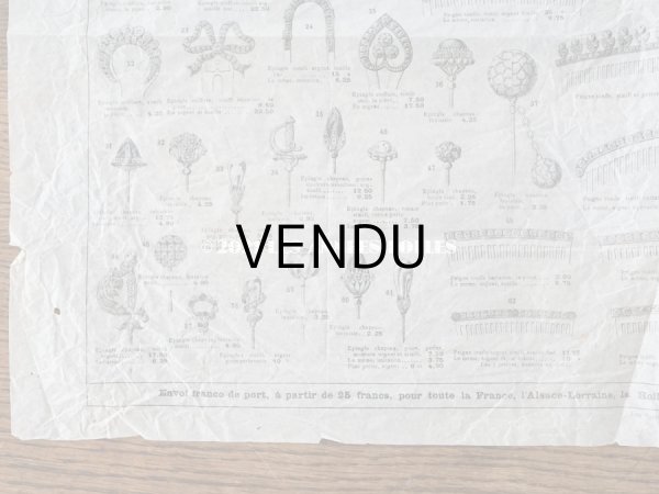 画像5: アンティーク ルーブル百貨店のカタログ エパングル＆コーム - AU LOUVRE PARIS - (5)