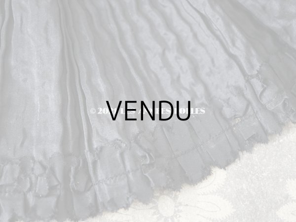 画像4: 1900年代 アンティーク  幅広 シルク製 プリーツ生地  0.7m(1.3m）  16.3cm幅 (4)