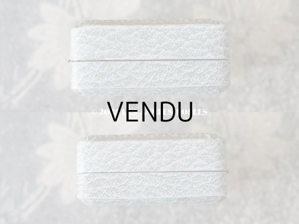 画像4: 【11周年セール対象外】　1900年代 アンティーク 金彩入り ジュエリーボックス ライトグレー (4)