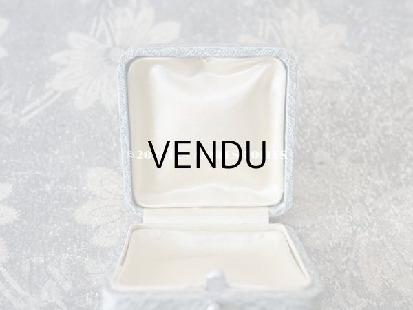 画像7: 【11周年セール対象外】　1900年代 アンティーク 金彩入り ジュエリーボックス ライトグレー (7)