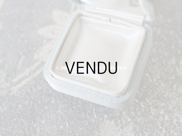 画像6: 【11周年セール対象外】　1900年代 アンティーク シルクサテン ジュエリーボックス パウダーブルー (6)