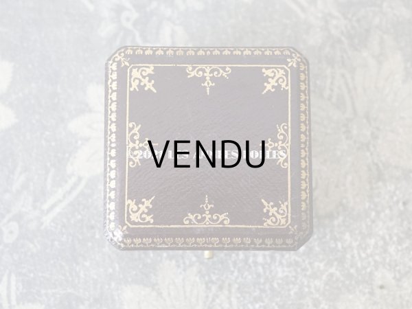 画像3: 【11周年セール対象外】　1900年代 アンティーク 金彩入り ジュエリーボックス ブローチ用 ダークブラウン (3)