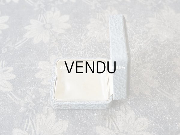 画像8: 【11周年セール対象外】　1900年代 アンティーク 金彩入り ジュエリーボックス ライトグレー (8)