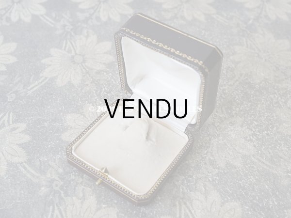 画像7: 【11周年セール対象外】　1900年代 アンティーク 金彩入り ジュエリーボックス ブローチ用 ダークブラウン (7)