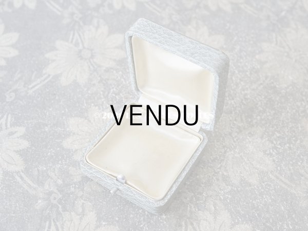 画像5: 【11周年セール対象外】　1900年代 アンティーク 金彩入り ジュエリーボックス ライトグレー (5)