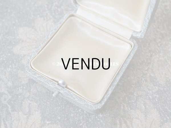 画像6: 【11周年セール対象外】　1900年代 アンティーク 金彩入り ジュエリーボックス ライトグレー (6)