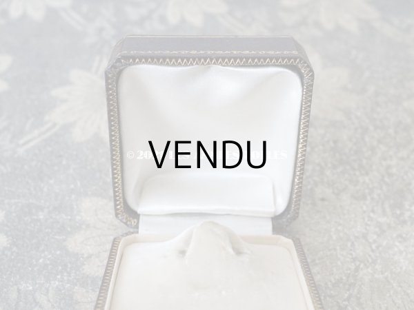 画像9: 【11周年セール対象外】　1900年代 アンティーク 金彩入り ジュエリーボックス ブローチ用 ダークブラウン (9)