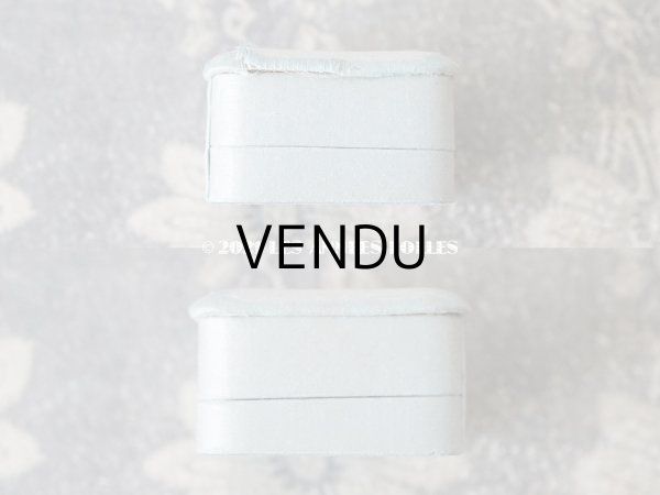 画像4: 【11周年セール対象外】　1900年代 アンティーク シルクサテン ジュエリーボックス パウダーブルー (4)