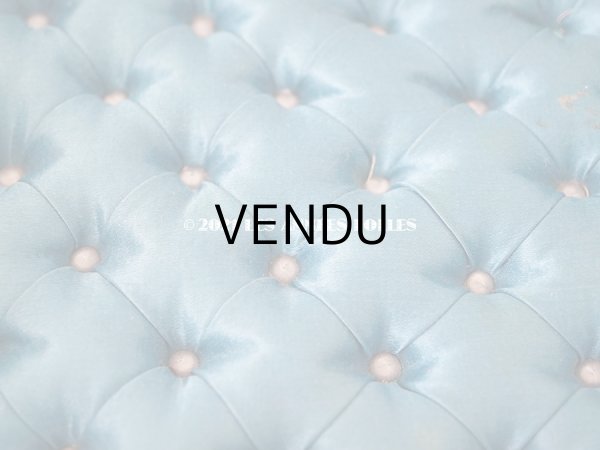 画像5: 【11周年セール対象外】 19世紀末 アンティーク ブルーのベルベットの裁縫箱  (5)