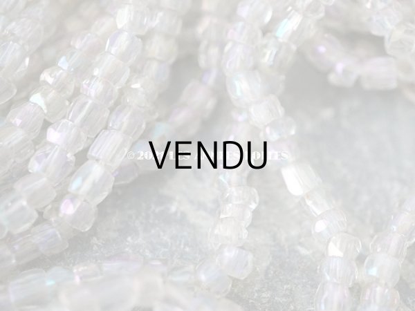 画像6: 【11周年セール対象外】 アンティーク ガラス製 ビーズ オーロラ加工   約2.6mm   (6)