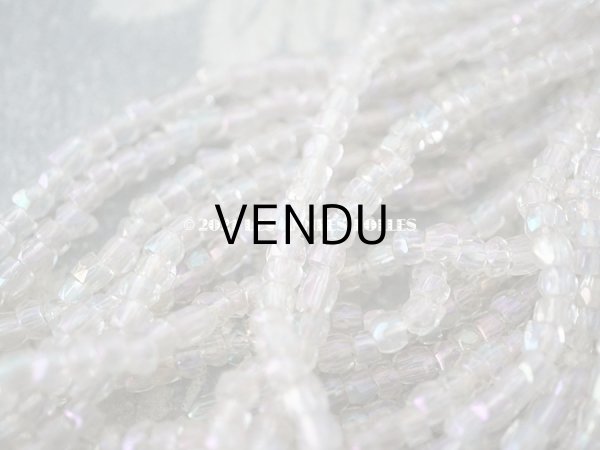 画像4: 【11周年セール対象外】 アンティーク ガラス製 ビーズ オーロラ加工   約2.6mm   (4)