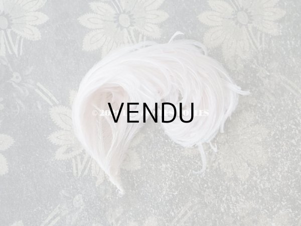 画像4: 【11周年セール対象外】 アンティーク とても小さなフェザー パウダーピンク 羽飾り  (4)