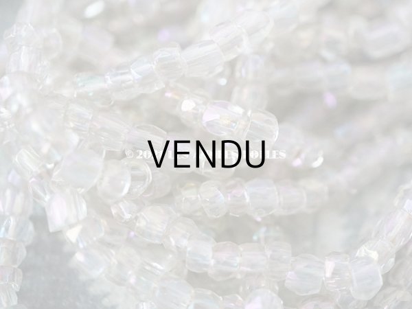 画像5: 【11周年セール対象外】 アンティーク ガラス製 ビーズ オーロラ加工   約2.6mm   (5)