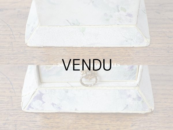 画像6: 【11周年セール対象外】 アンティーク 薄紫の花模様 エパングルケース ベルベットのピンクッション＆ 3段の引き出し (6)