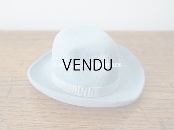 画像14: 【11周年セール対象外】 アンティーク ドール用 ハットボックス フェルトの帽子 - GELOT - (14)