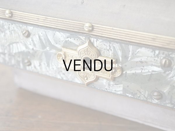 画像17: 【11周年セール対象外】 19世紀 アンティーク ナポレオン3世時代 お菓子箱 ハンドル付き チョコレートボックス 木箱  (17)