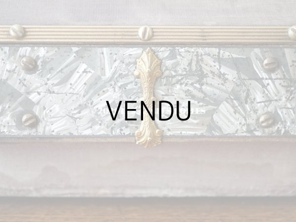 画像19: 【11周年セール対象外】 19世紀 アンティーク ナポレオン3世時代 お菓子箱 ハンドル付き チョコレートボックス 木箱  (19)