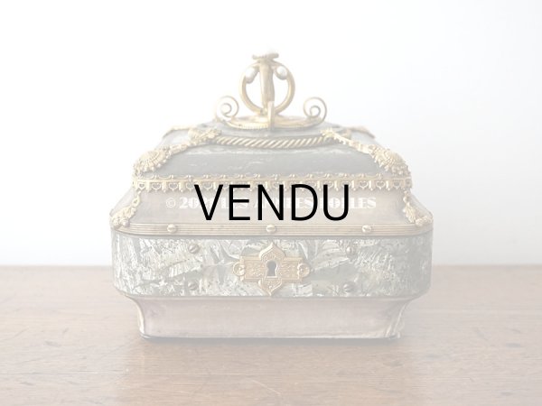 画像7: 【11周年セール対象外】 19世紀 アンティーク ナポレオン3世時代 お菓子箱 ハンドル付き チョコレートボックス 木箱  (7)