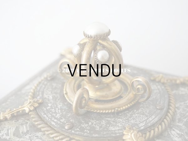 画像14: 【11周年セール対象外】 19世紀 アンティーク ナポレオン3世時代 お菓子箱 ハンドル付き チョコレートボックス 木箱  (14)