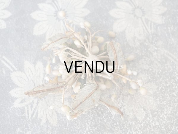 画像4: 【11周年セール対象外】 アンティーク 薔薇のワックスフラワーのブーケ ブートニア (4)